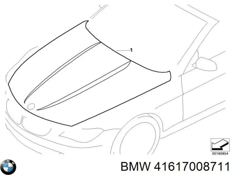Капот на BMW 6 E64