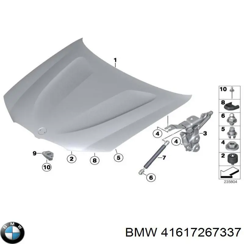 Капот Starline KH0094280 ціна, від 206.97 USD