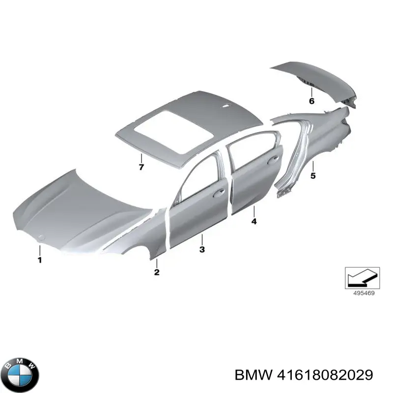  BMW 41618082029 ціна, від 1143.17 USD