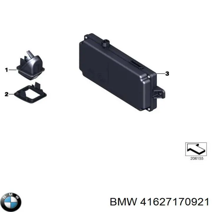 Купити 7149627 BMW Навішування двері задньої (і механізм урівноваження замка дверей задка)