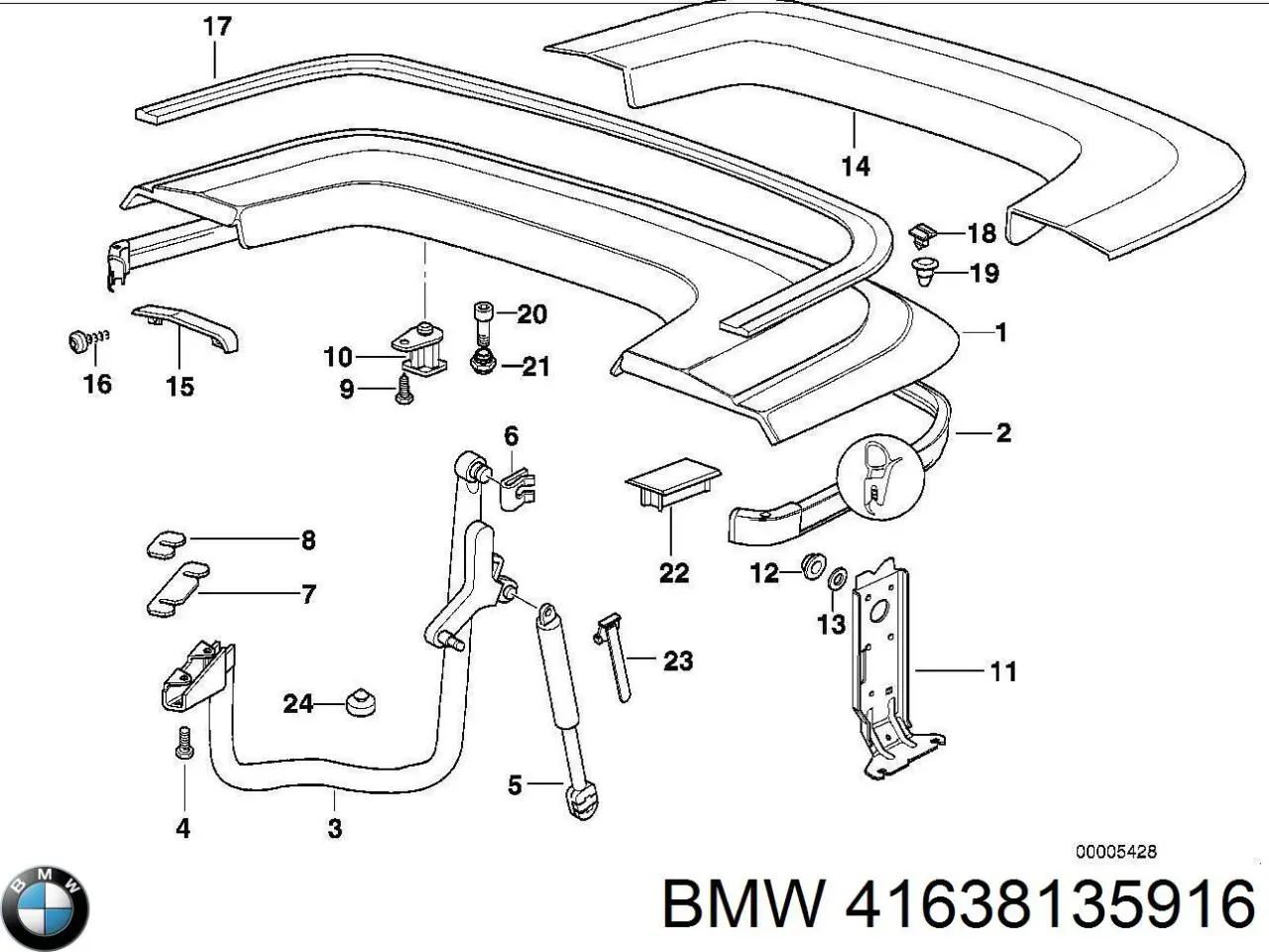  BMW 41638135916 ціна, від 102.47 USD