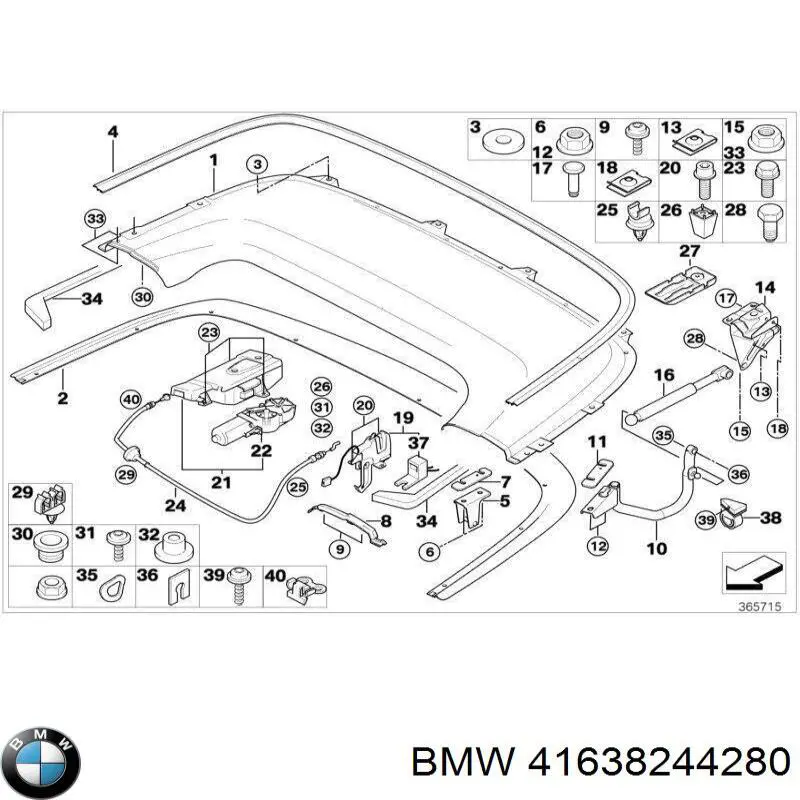  41638244280 BMW