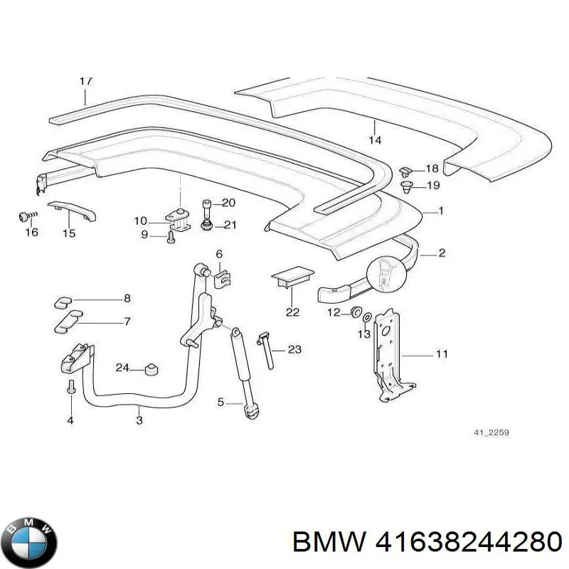 41638244280 BMW 