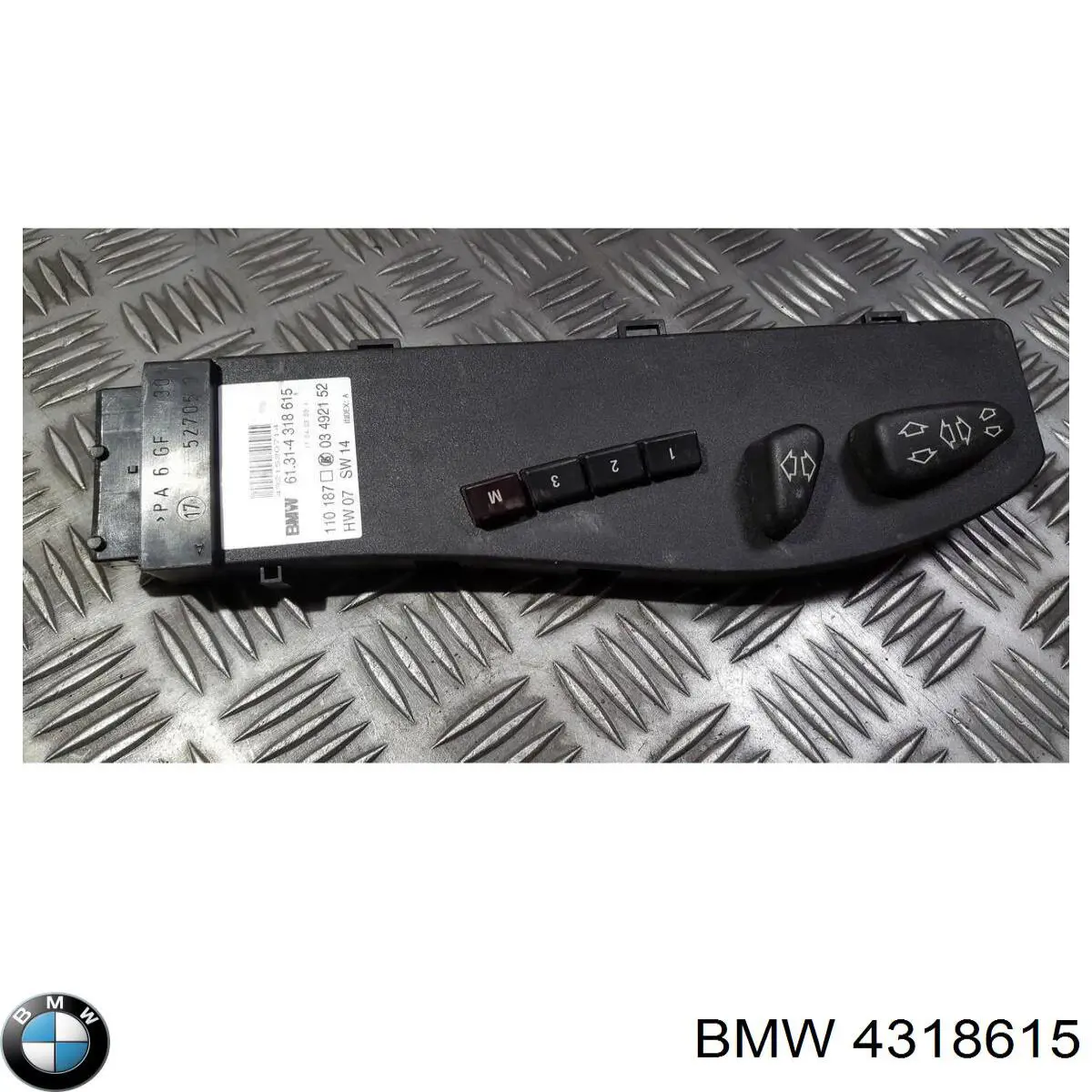 Блок кнопок механізму регулювання сидінь, лівий BMW 52108245383 ціна, від 126.66 USD