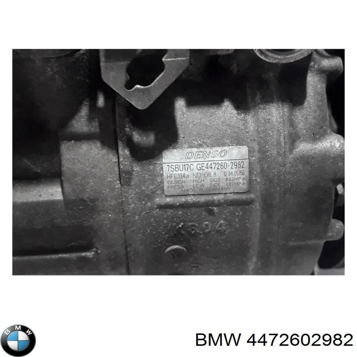 Компресор системи кондиціювання BMW 4472602982 ціна, від 190.00 USD