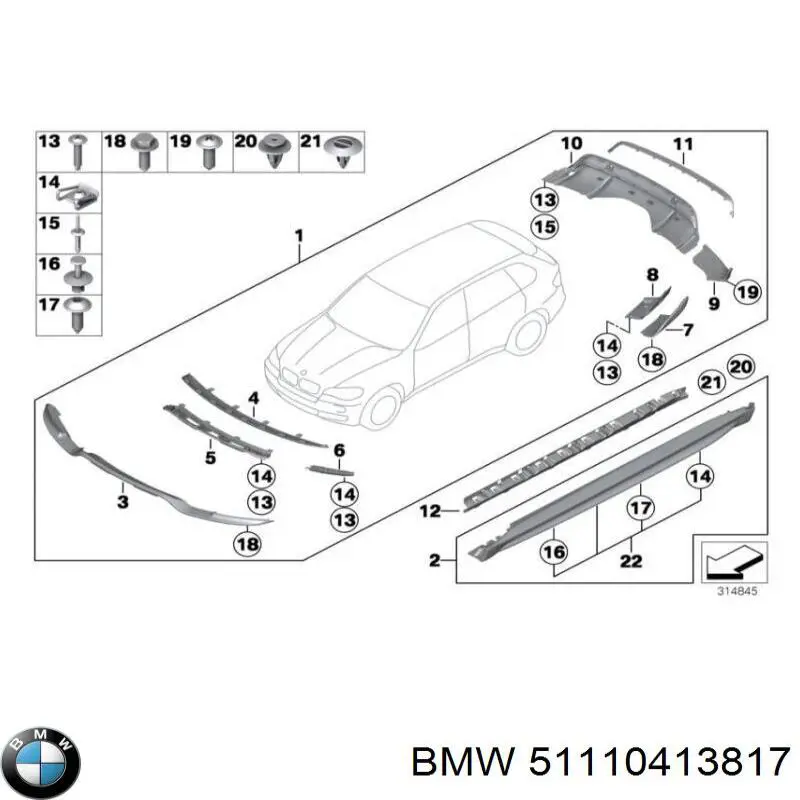 51110413817 BMW 