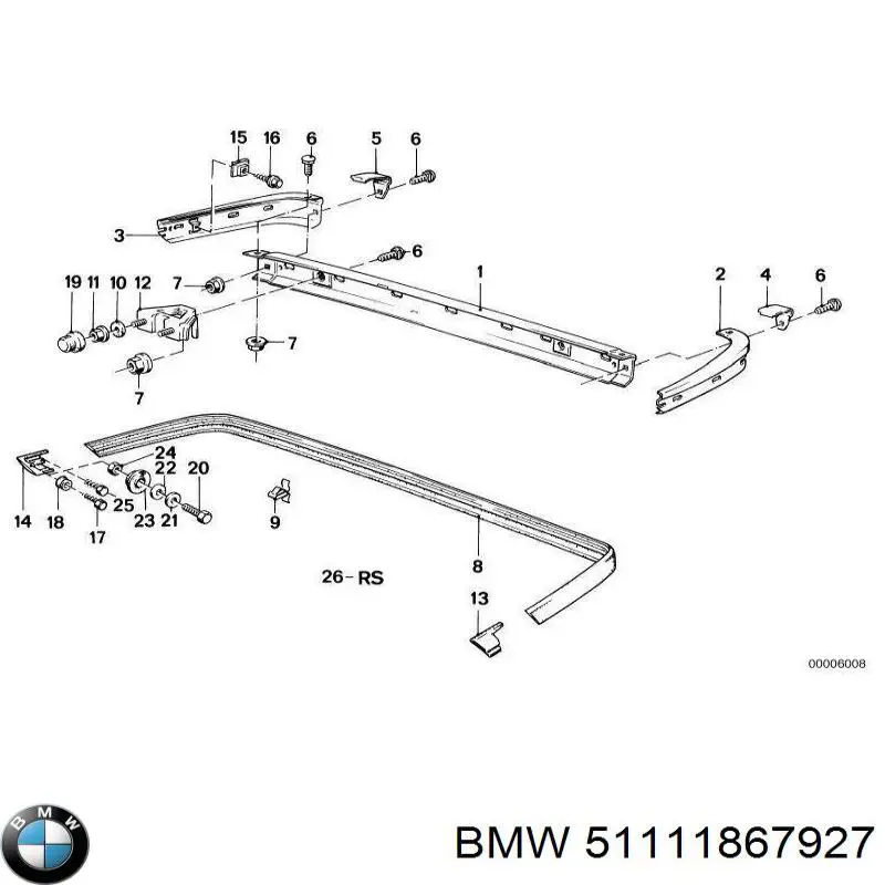  BMW 51111867927 ціна, від 4.84 USD
