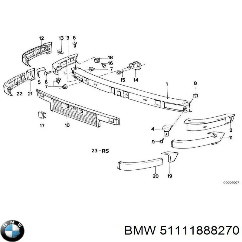  BMW 51111888270 ціна, від 86.15 USD