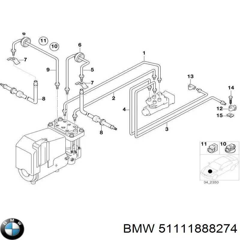  BMW 51111888274 ціна, від 56.89 USD