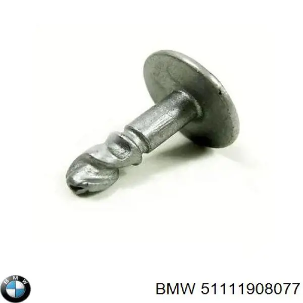 Купити 51111908077 BMW Пістон (кліп) кріплення підкрилки переднього крила