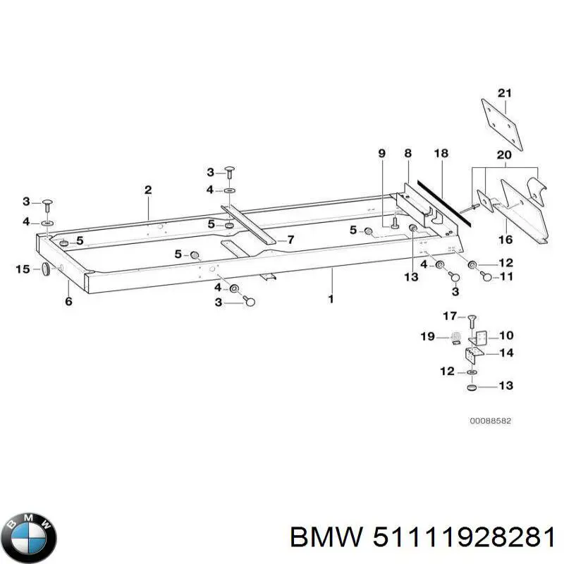  BMW 51111928281 ціна, від 11.11 USD