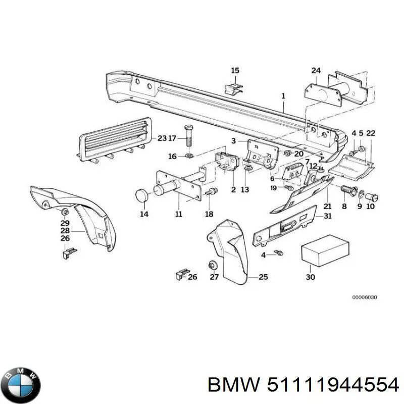 Генератор 51111944554 BMW