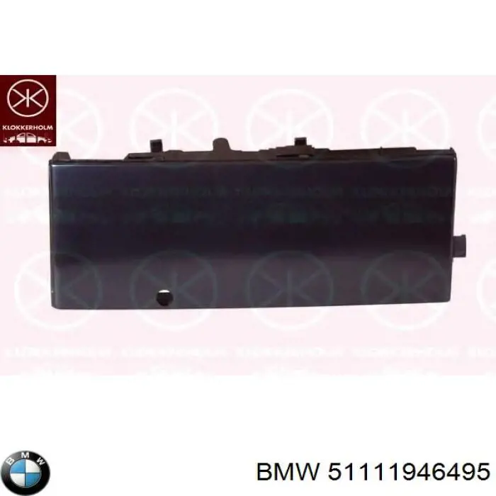 51111946495 BMW заглушка бампера буксирувального гака, передня