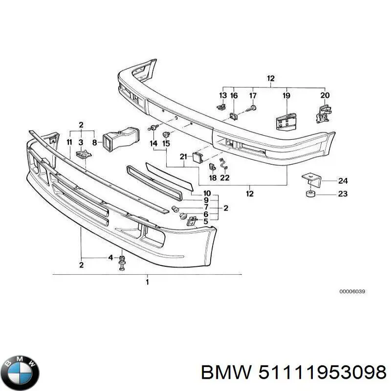  BMW 51111953098 ціна, від 8.57 USD