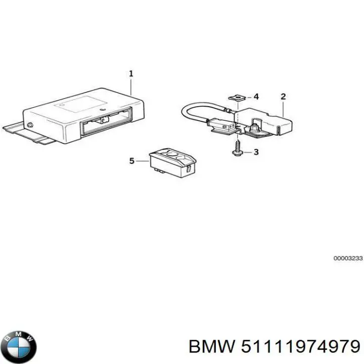 Патрубок витратоміра повітря 51111974979 BMW
