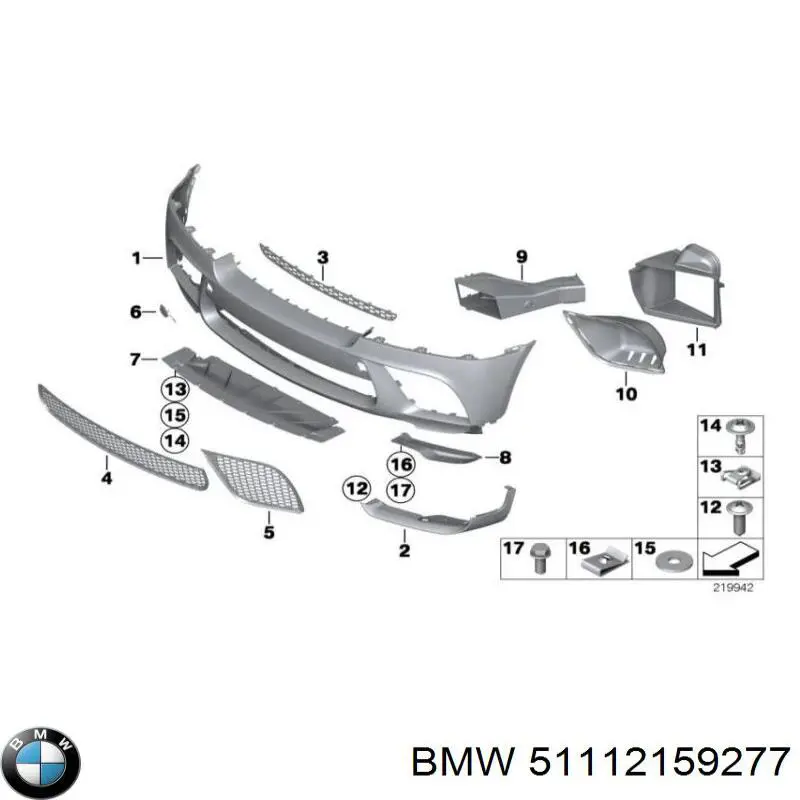  BMW 51112159277 ціна, від 48.74 USD