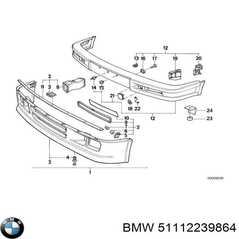  BMW 51112239864 ціна, від 930.58 USD