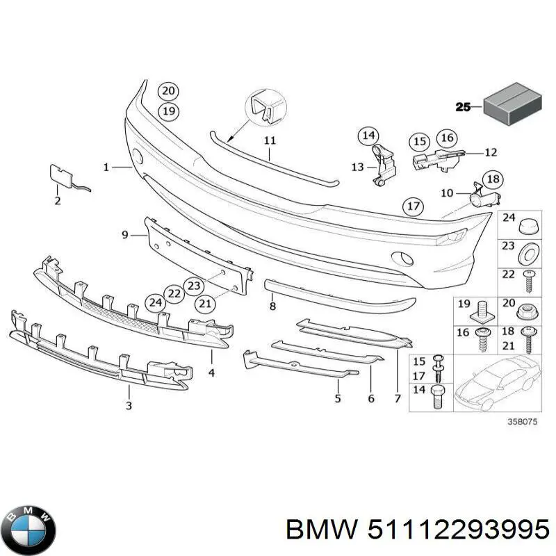 Купити 51112293995 BMW 