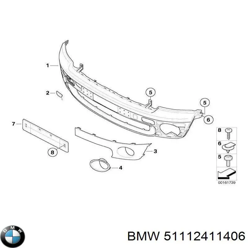  BMW 51112411406 ціна, від 50.37 USD