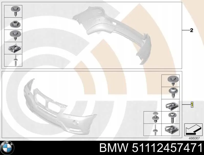  BMW 51112457471 ціна, від 30.41 USD