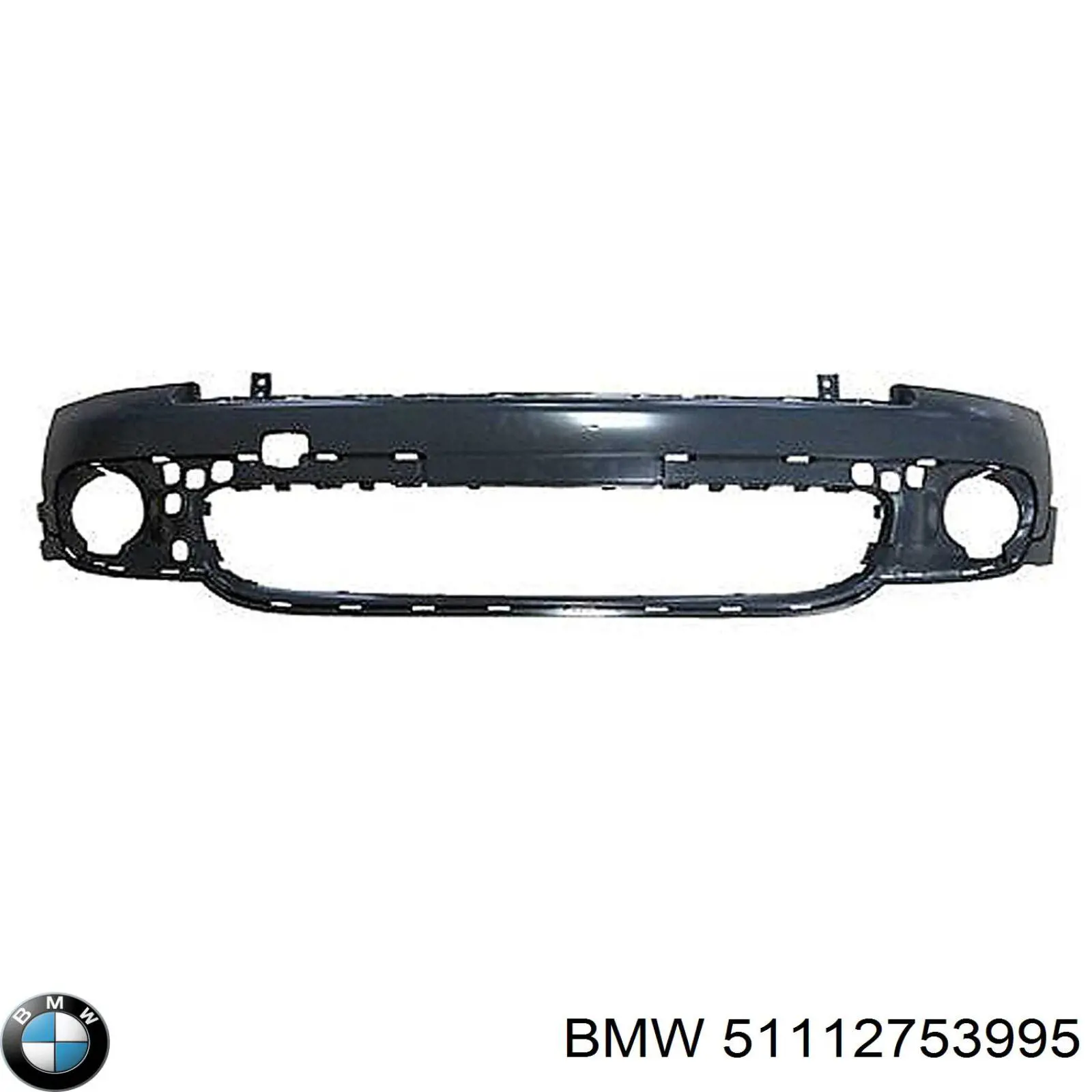Бампер передній BMW 51112753995