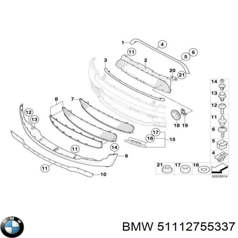 Купити 51112755337 BMW 