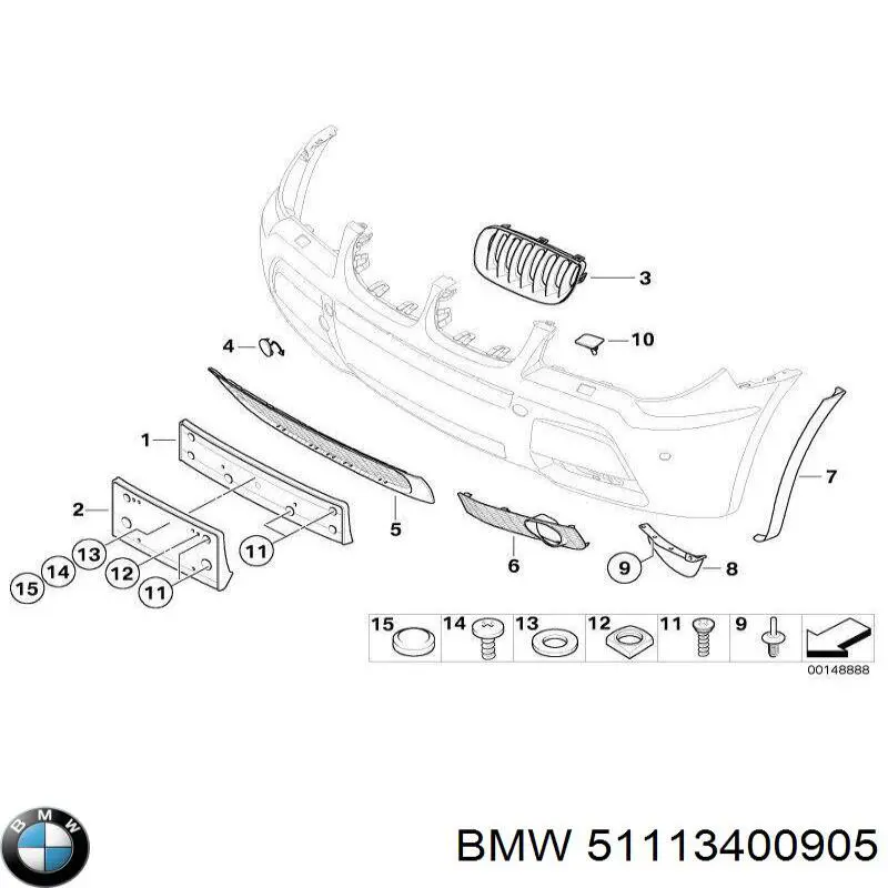  BMW 51113400905 ціна, від 27.46 USD