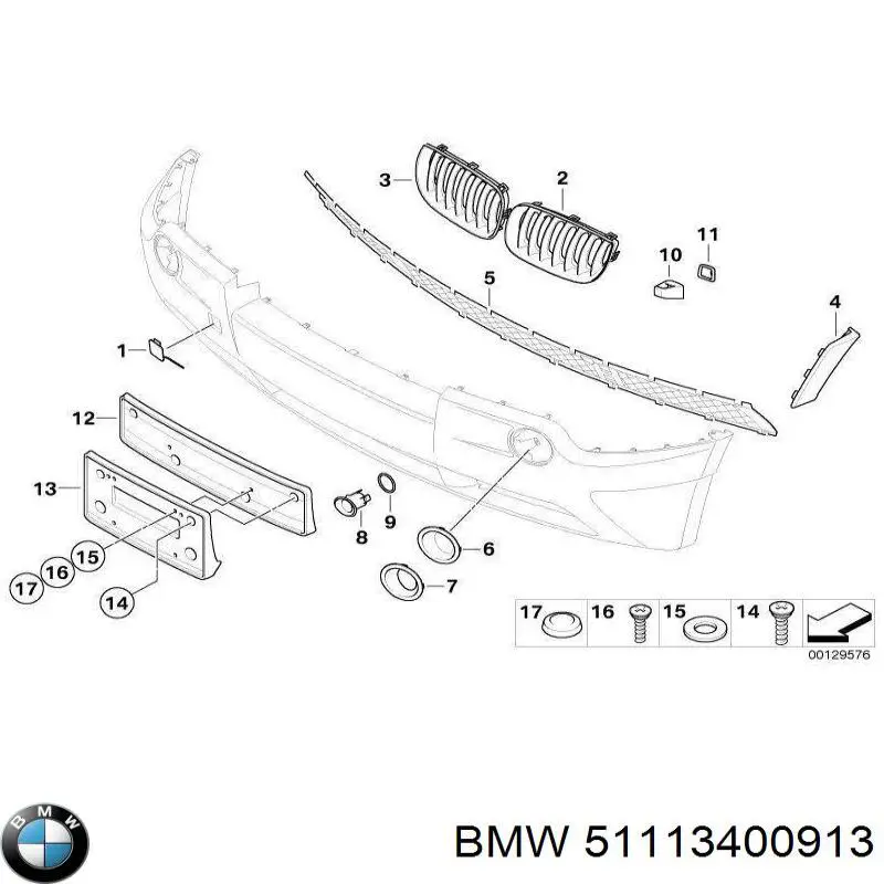 Купити 51113400913 BMW 