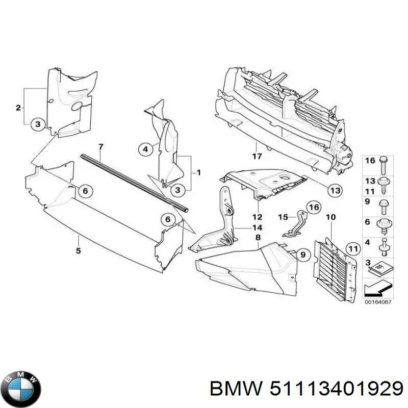  BMW 51113401929 ціна, від 31.67 USD