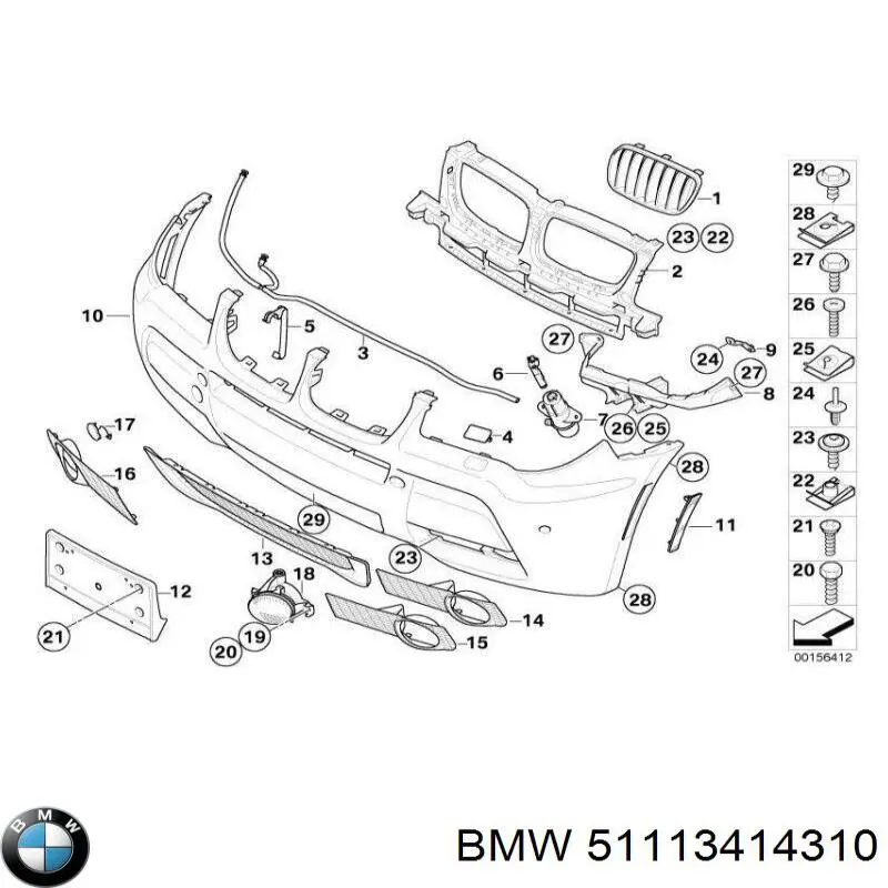 51113414310 BMW 