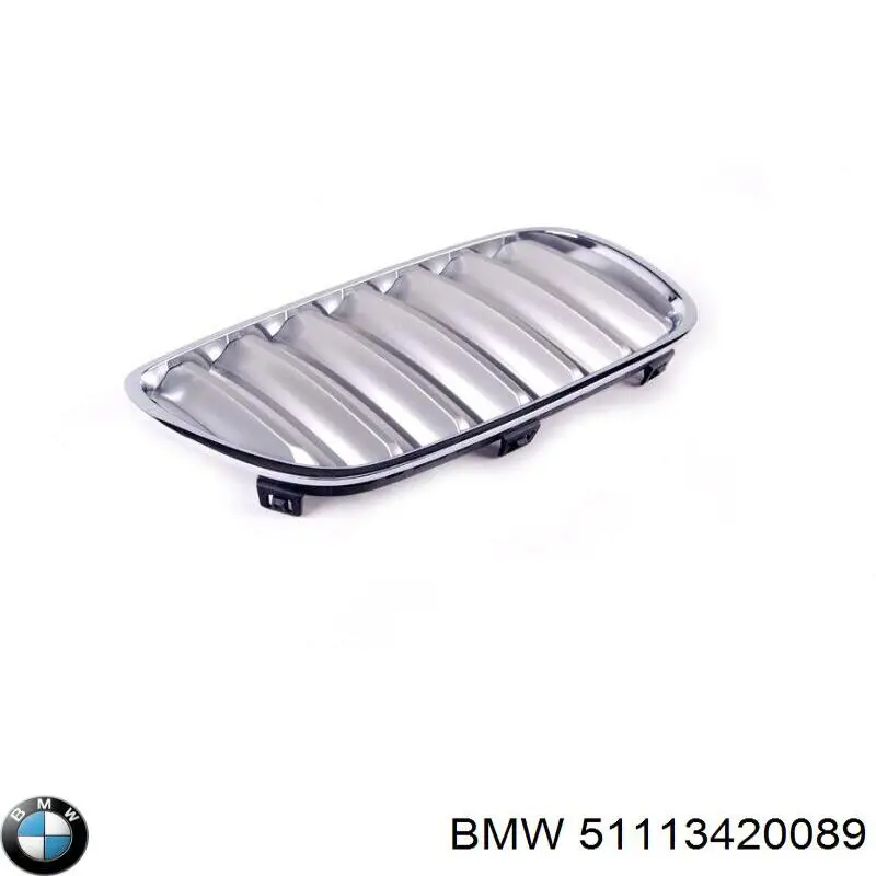 Решітка радіатора ліва BMW 51113420089 ціна, від 31.54 USD