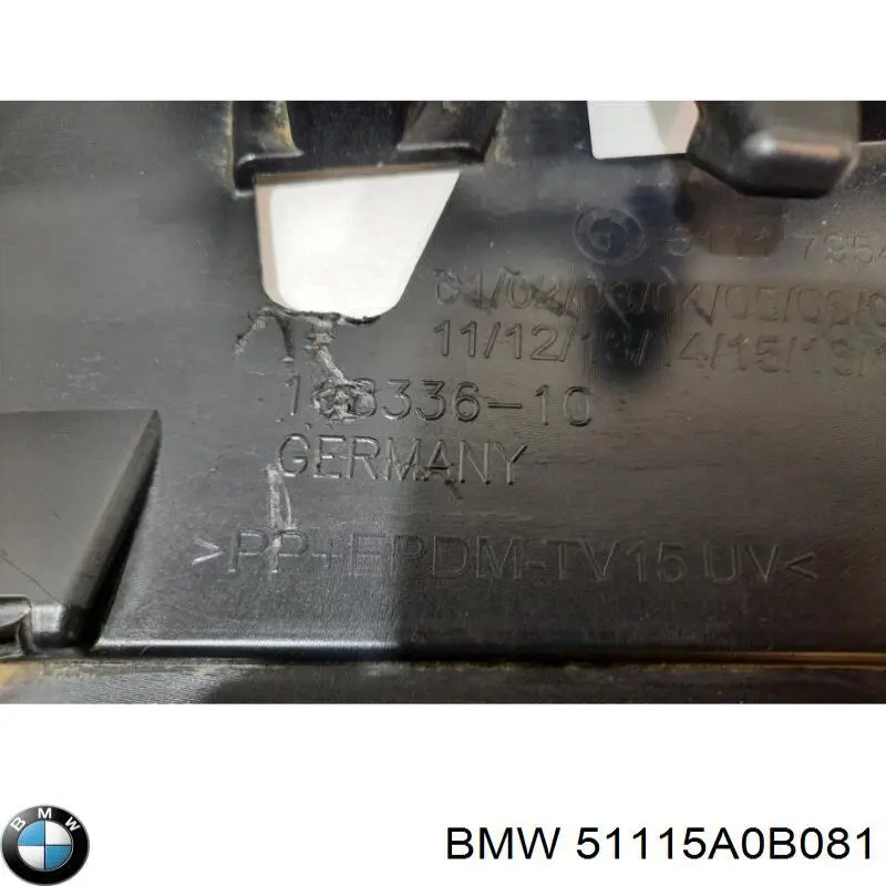 Бампер передній, нижня частина BMW 51115A0B081 ціна, від 57.77 USD