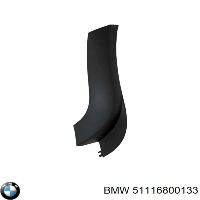 Спойлер переднього бампера, правий 51116800133 BMW