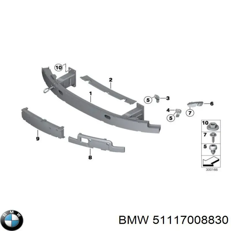 Купити 51117008830 BMW 