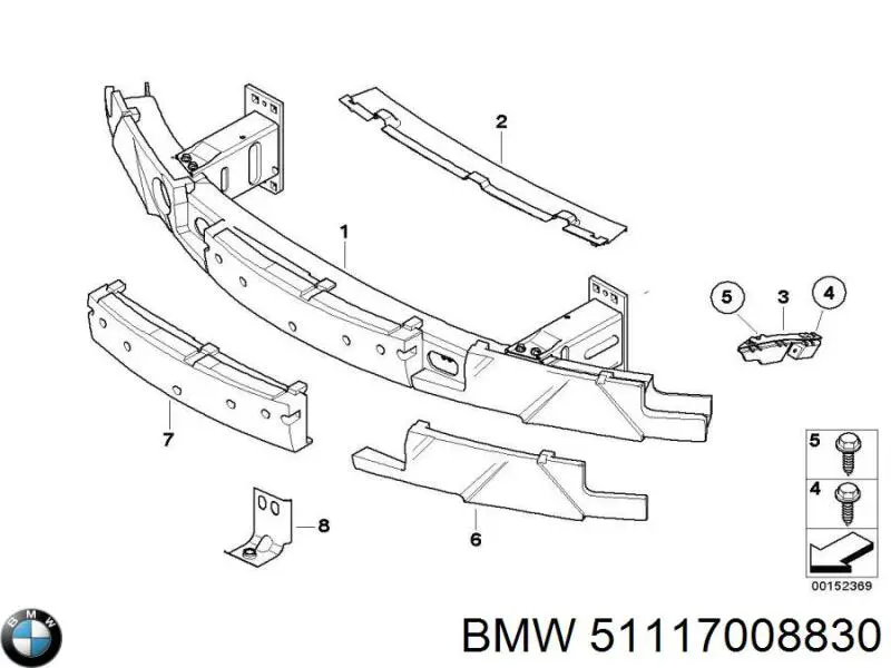  BMW 51117008830 ціна, від 18.77 USD