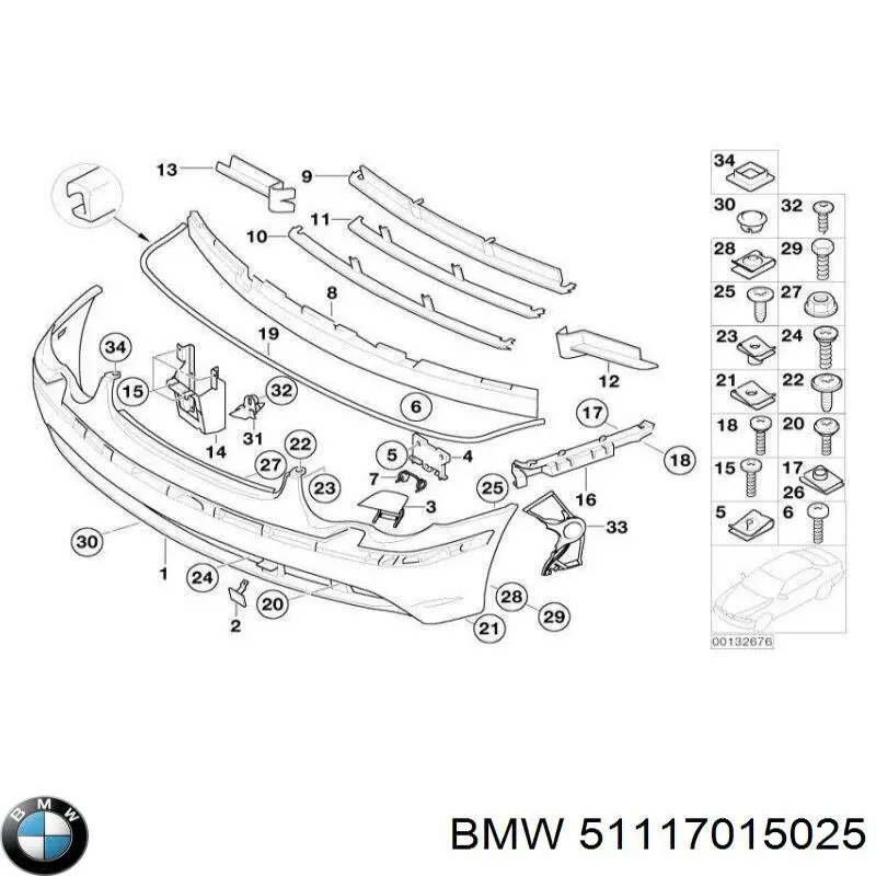  BMW 51117015025 ціна, від 62.18 USD
