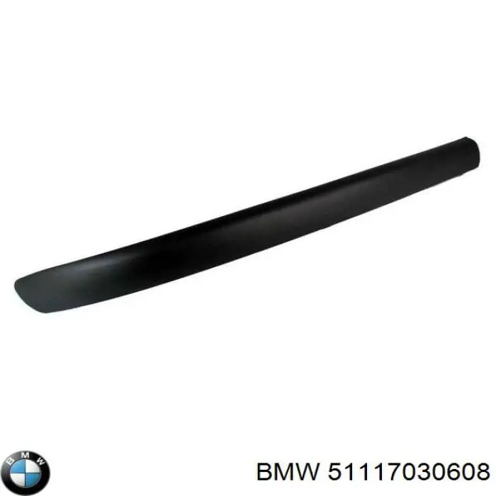 Молдинг переднього бампера, правий BMW 51117030608 ціна, від 8.69 USD