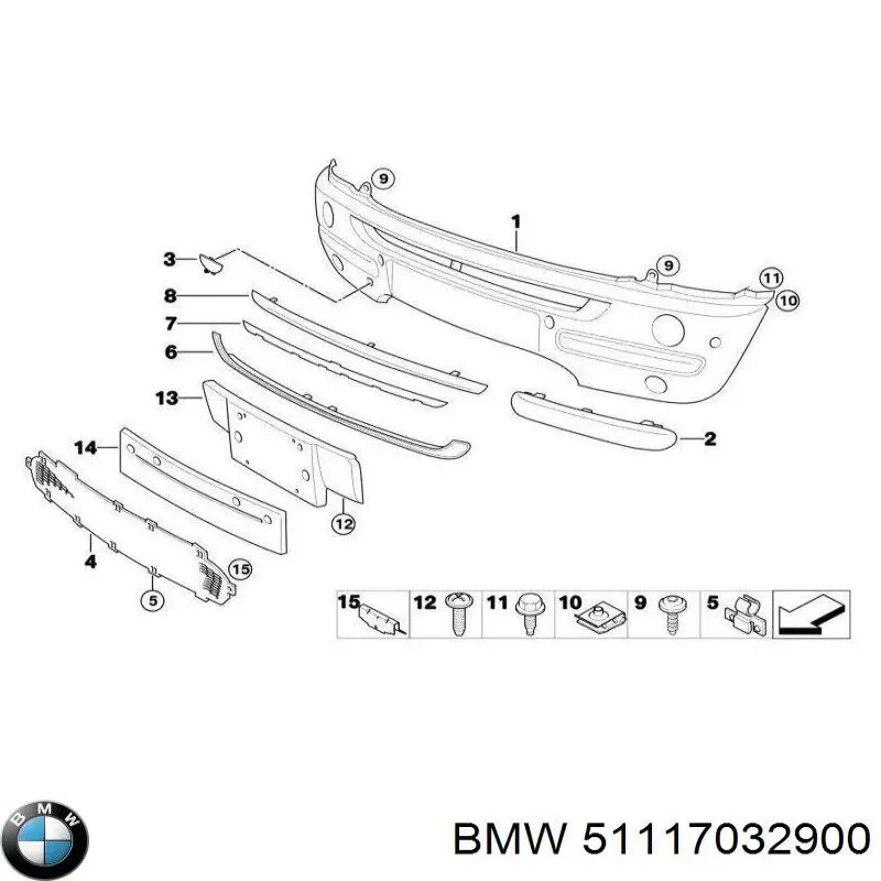  BMW 51117032900 ціна, від 62.08 USD