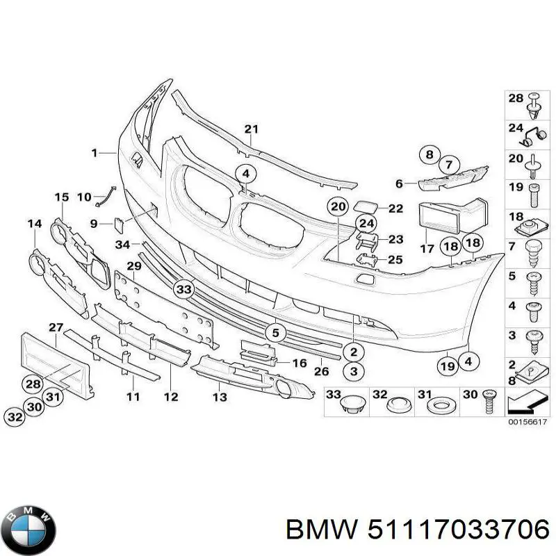 7005160 Autotechteile Кронштейн бампера переднього, правий