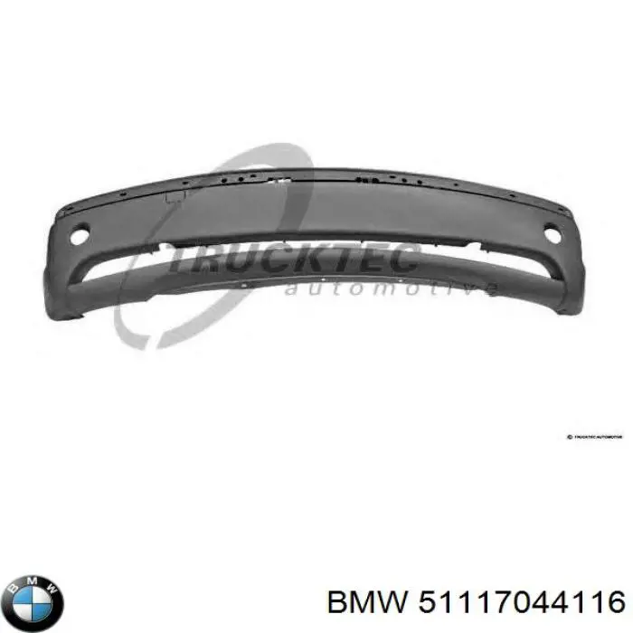51117044116 BMW Бампер передній в зборі