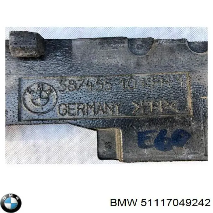 Абсорбер бампера переднього BMW 51117049242 ціна, від 12.67 USD