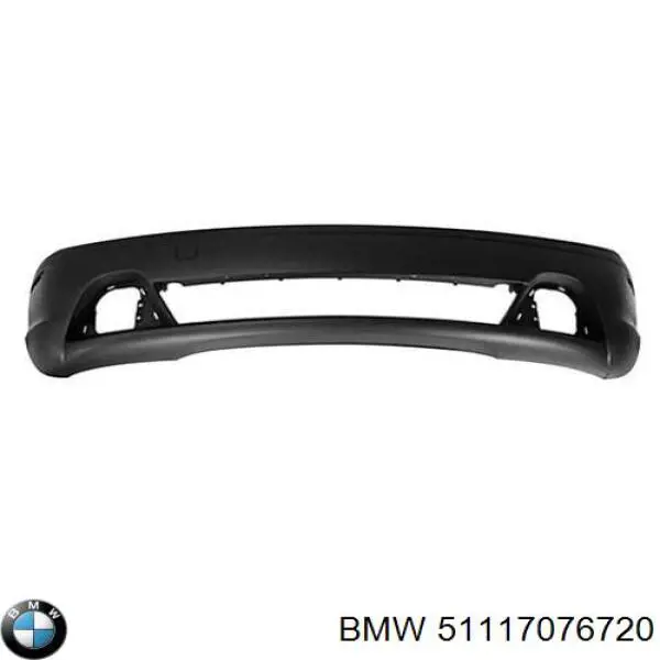 51117076720 BMW Бампер передній в зборі