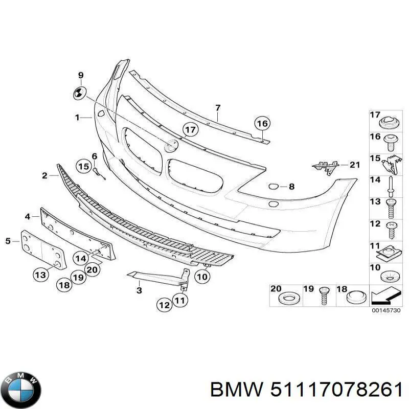 Купити 51117078261 BMW 
