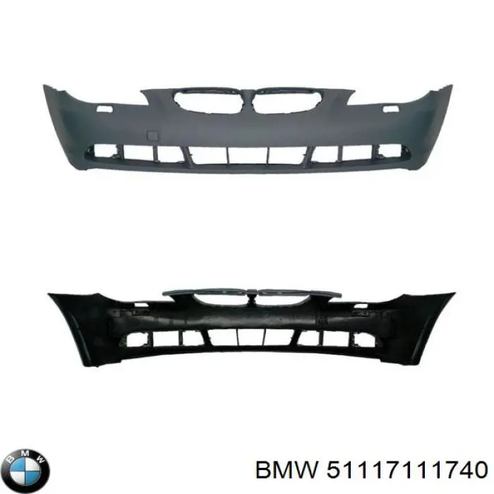 Передній бампер 51117111740 BMW