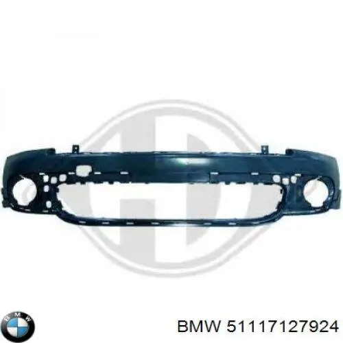 51117127924 BMW Бампер передній в зборі