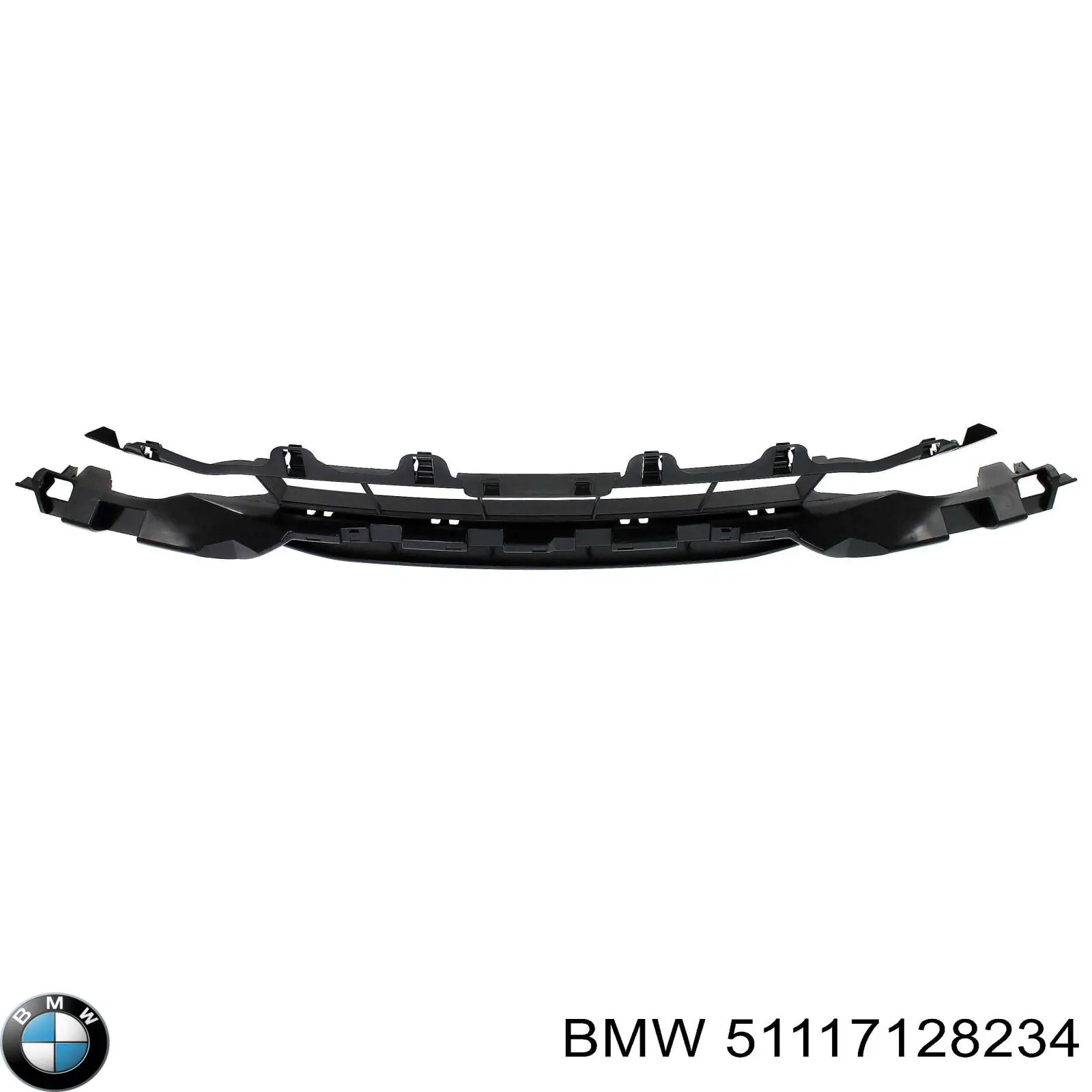 51117128234 BMW Решітка переднього бампера, права
