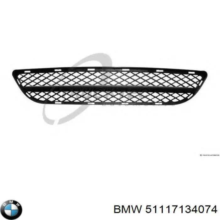 Решітка переднього бампера, центральна PBM99037GB Signeda