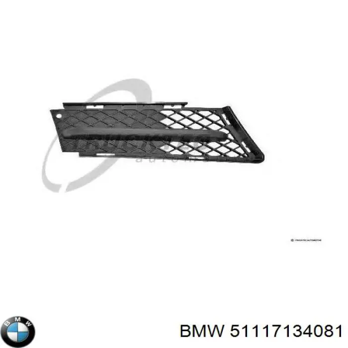 Решітка переднього бампера, ліва BMW 51117134081 ціна, від 5.22 USD
