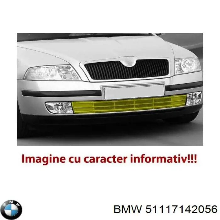 Купити 51117142056 BMW Решітка переднього бампера, права