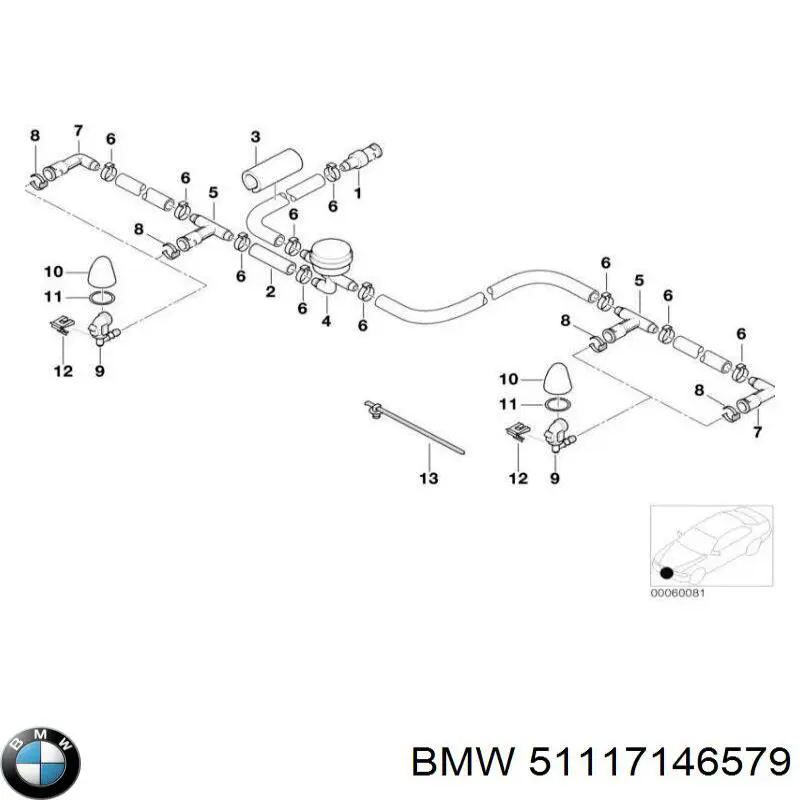 Купити 51117146579 BMW Буфер (бампер) передній